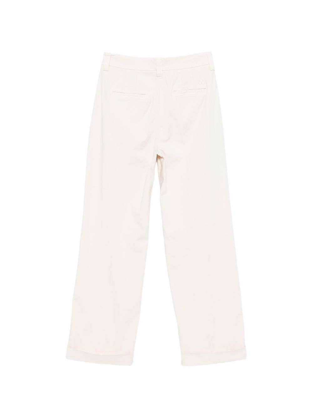 PEUTEREY Pantaloni in cotone elasticizzato avorio
