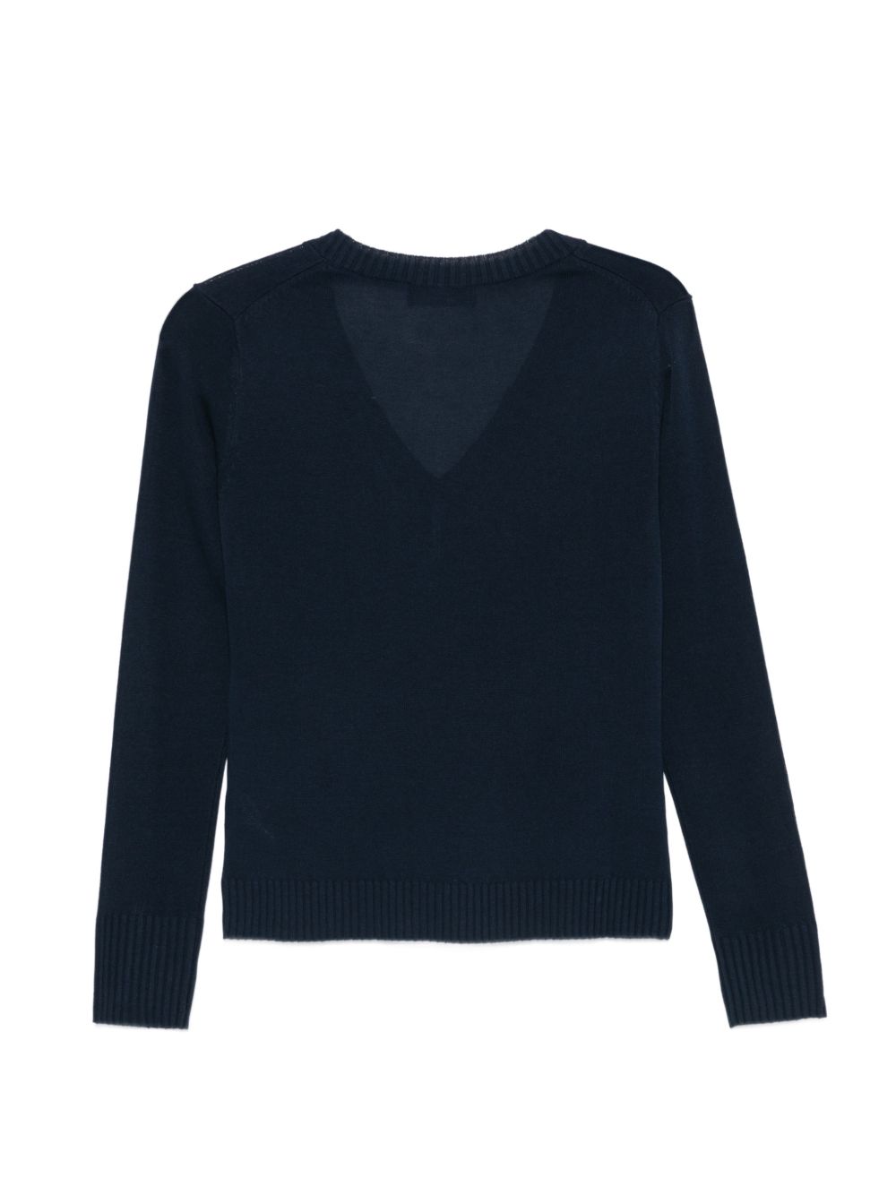 PEUTEREY Maglia a maniche lunghe Jan con scollo a V blu navy