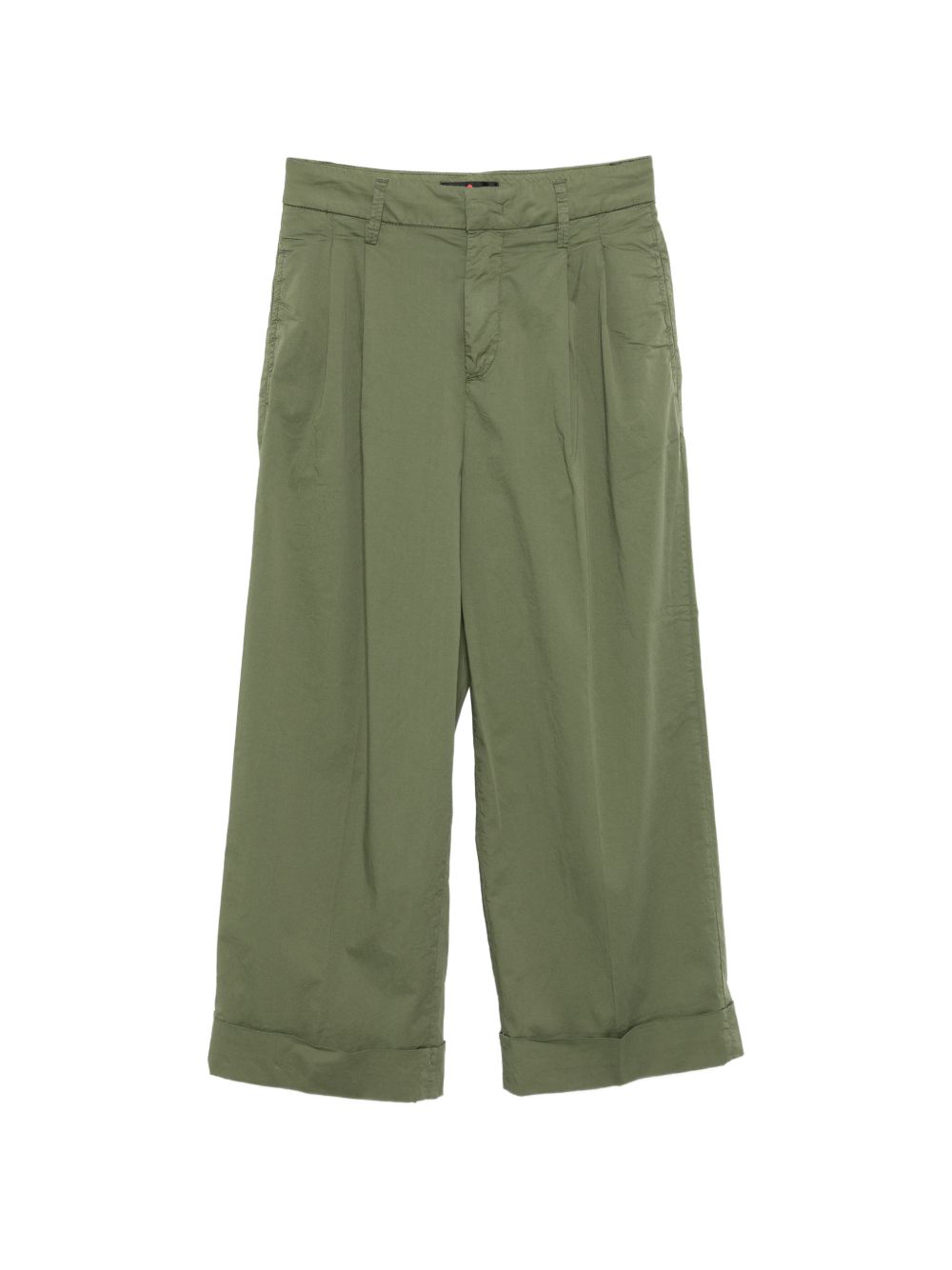 PEUTEREY Pantaloni Ralph verdi in cotone elasticizzato