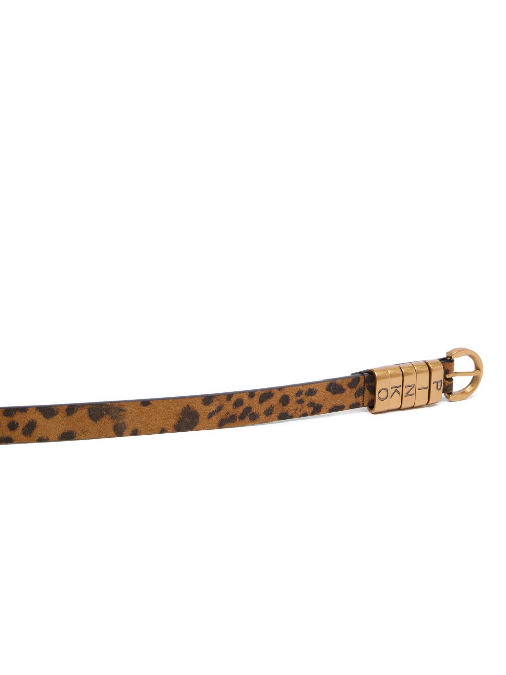 PINKO Cintura Saddle Belt marrone e nera