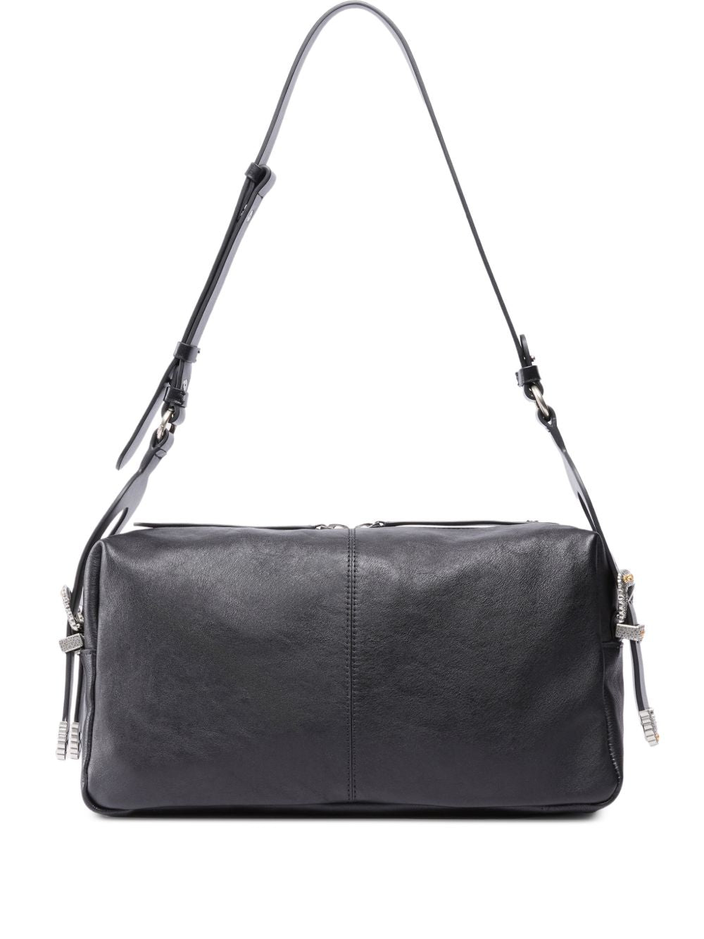PINKO Borsa a spalla Classic in pelle nera