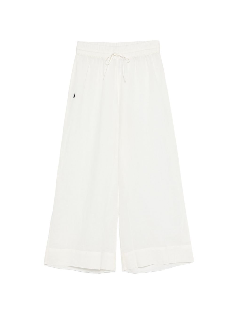 POLO RALPH LAUREN Pantaloni leggeri da mare a gamba larga bianchi