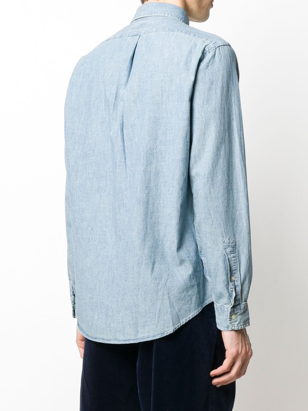 POLO RALPH LAUREN Camicia in denim con cavallino