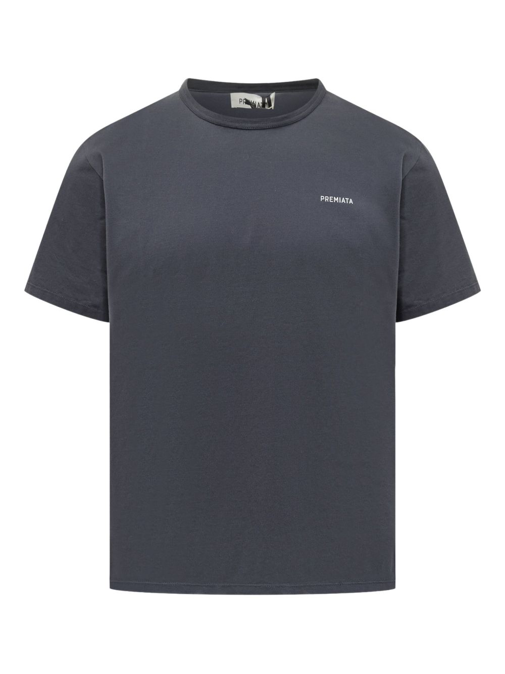 PREMIATA T-shirt in cotone blu con logo bianco