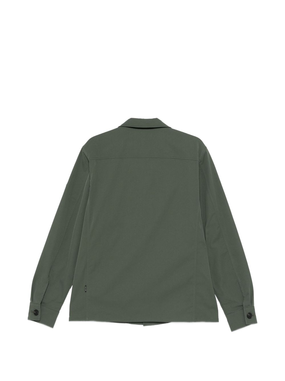 SAVE THE DUCK Giacca camicia verde scuro con bottoni
