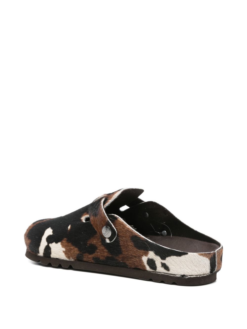 SCHOLL Mules Grace in cavallino con stampa cow