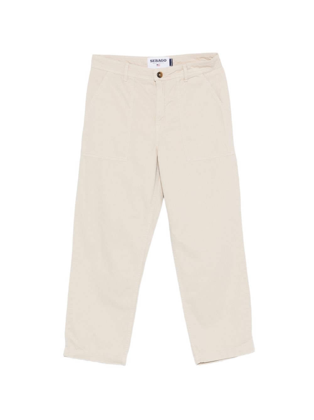 SEBAGO Pantaloni Milton in cotone beige