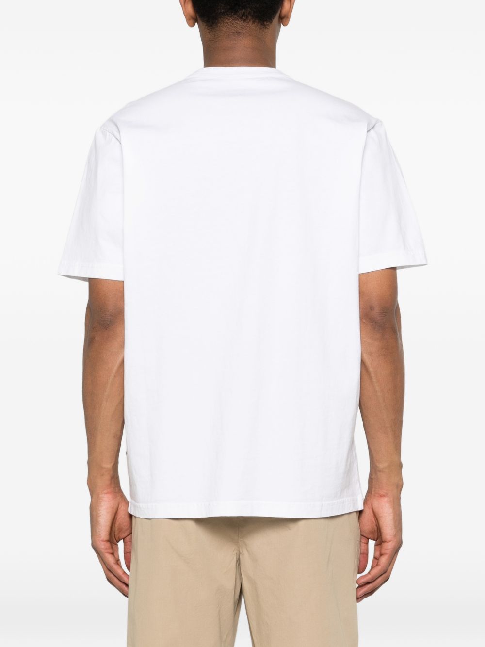 SEBAGO T-shirt Rockycoast in cotone bianco