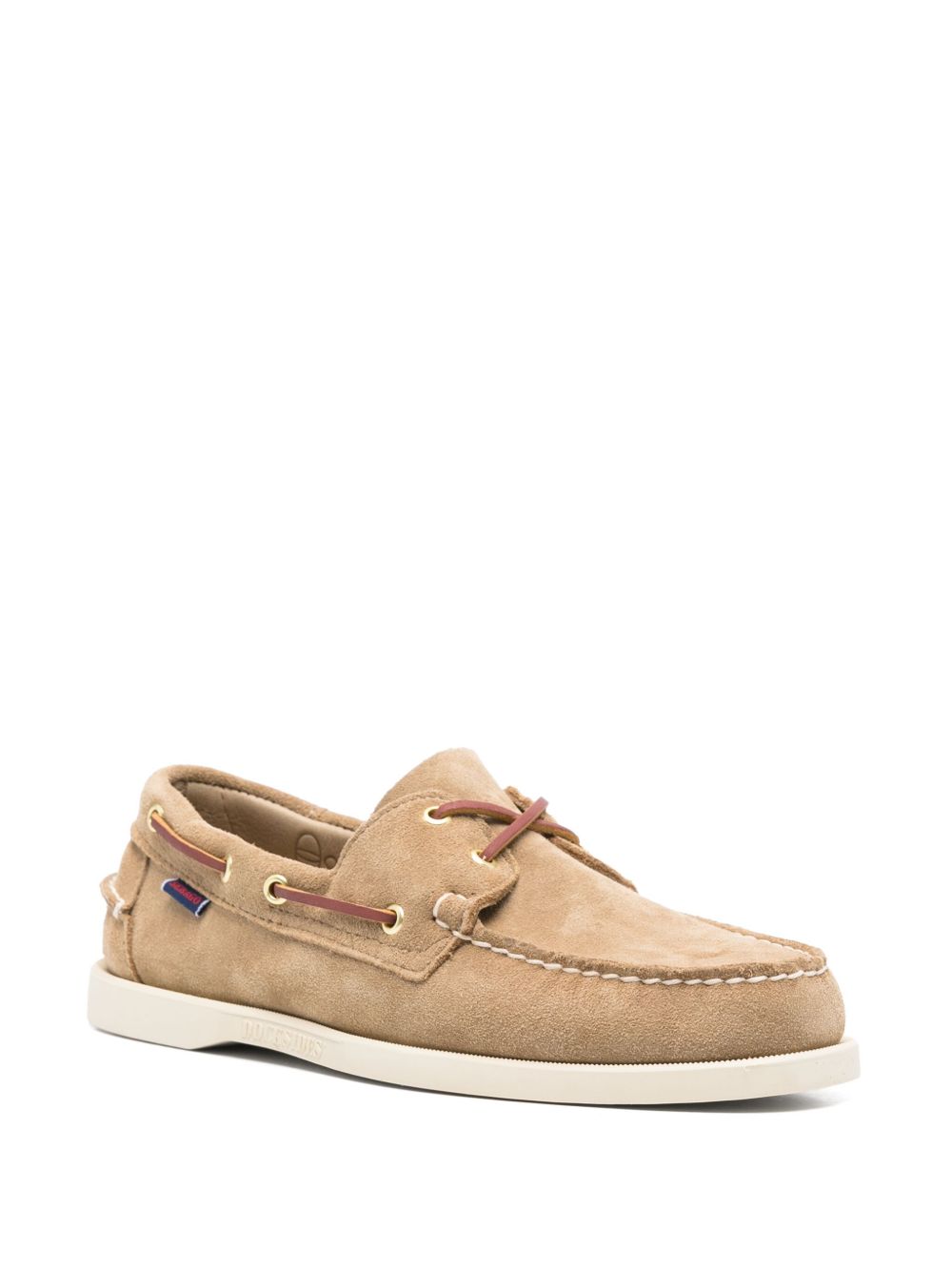 SEBAGO Mocassino da barca in pelle scamosciata beige