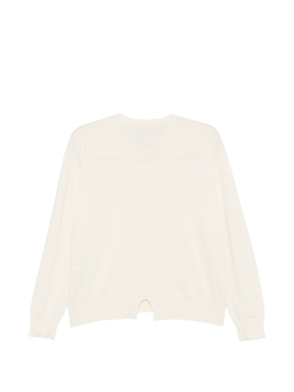SEMICOUTURE Maglia Alejandra in cotone bianco girocollo