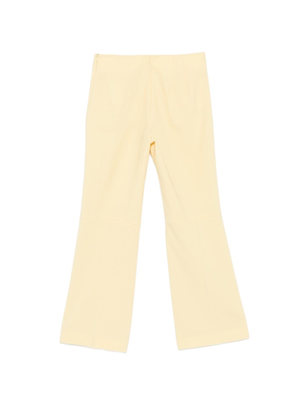 SEMICOUTURE Pantaloni Estefania gialli a zampa