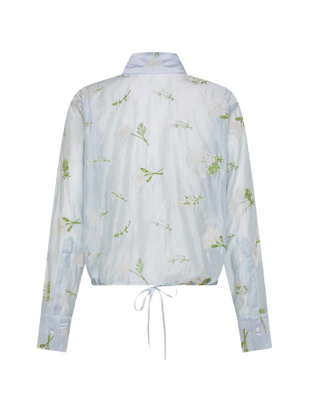 SEVENTY Camicia a maniche lunghe azzurra con decorazioni