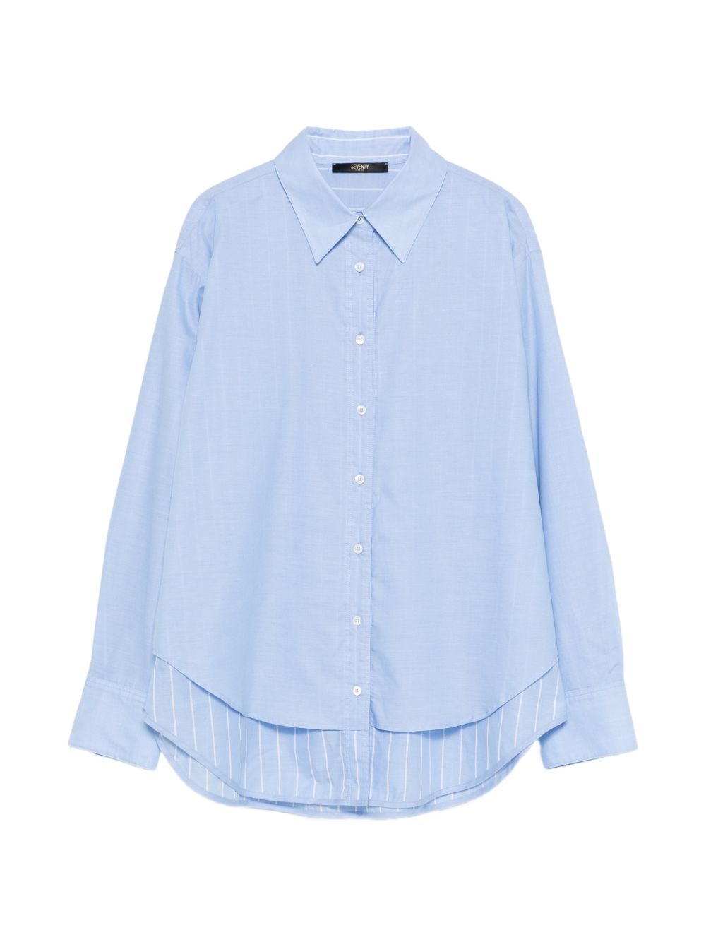 SEVENTY Camicia in cotone celeste