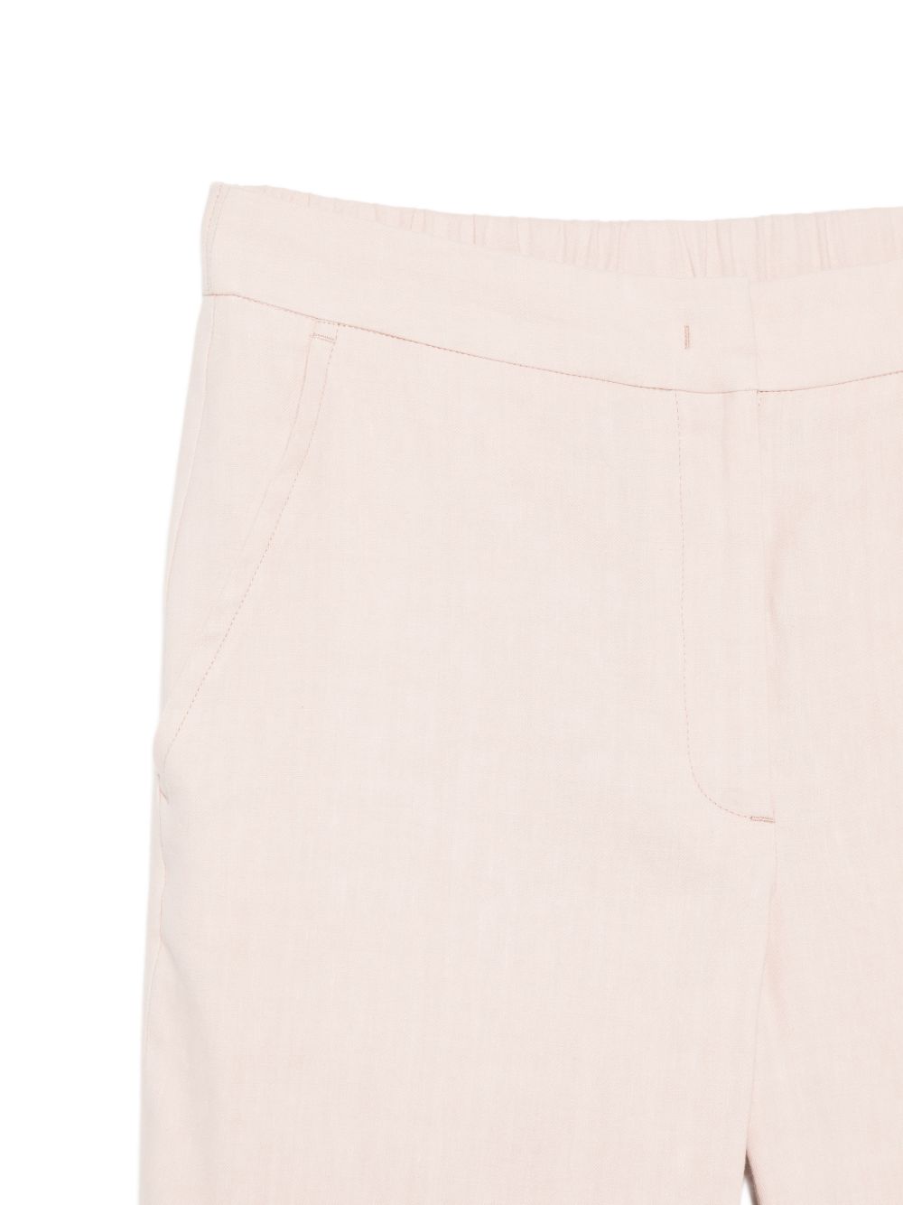 SEVENTY Pantaloni in lino e cotone rosa casual