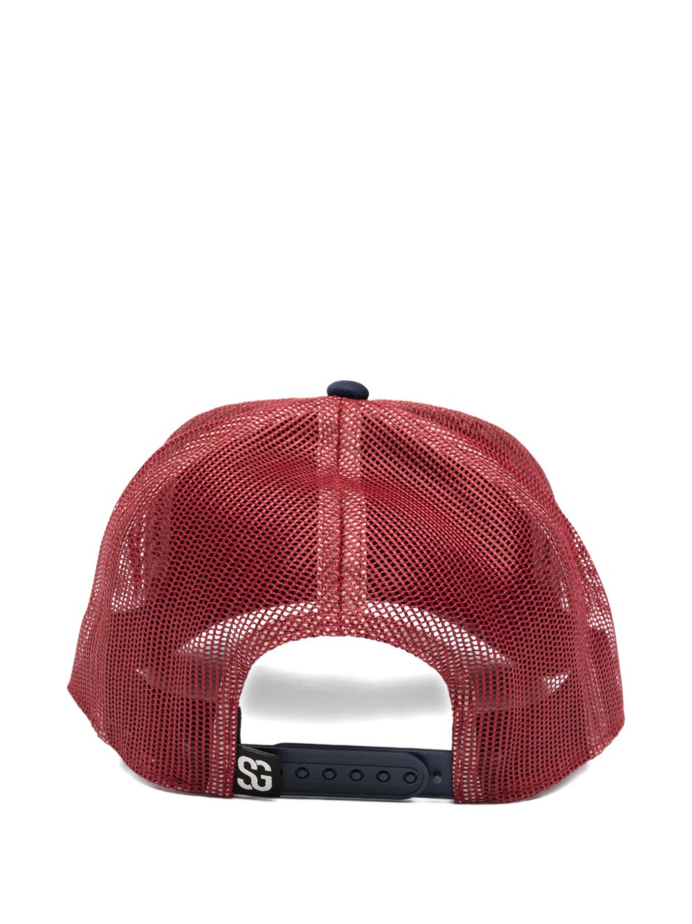 SOUTH GARAGE Cappello da baseball a blocchi di colore con stampa