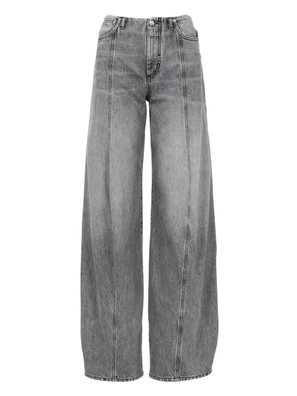 SPORTMAX Pantaloni Carezza effetto wash grigio