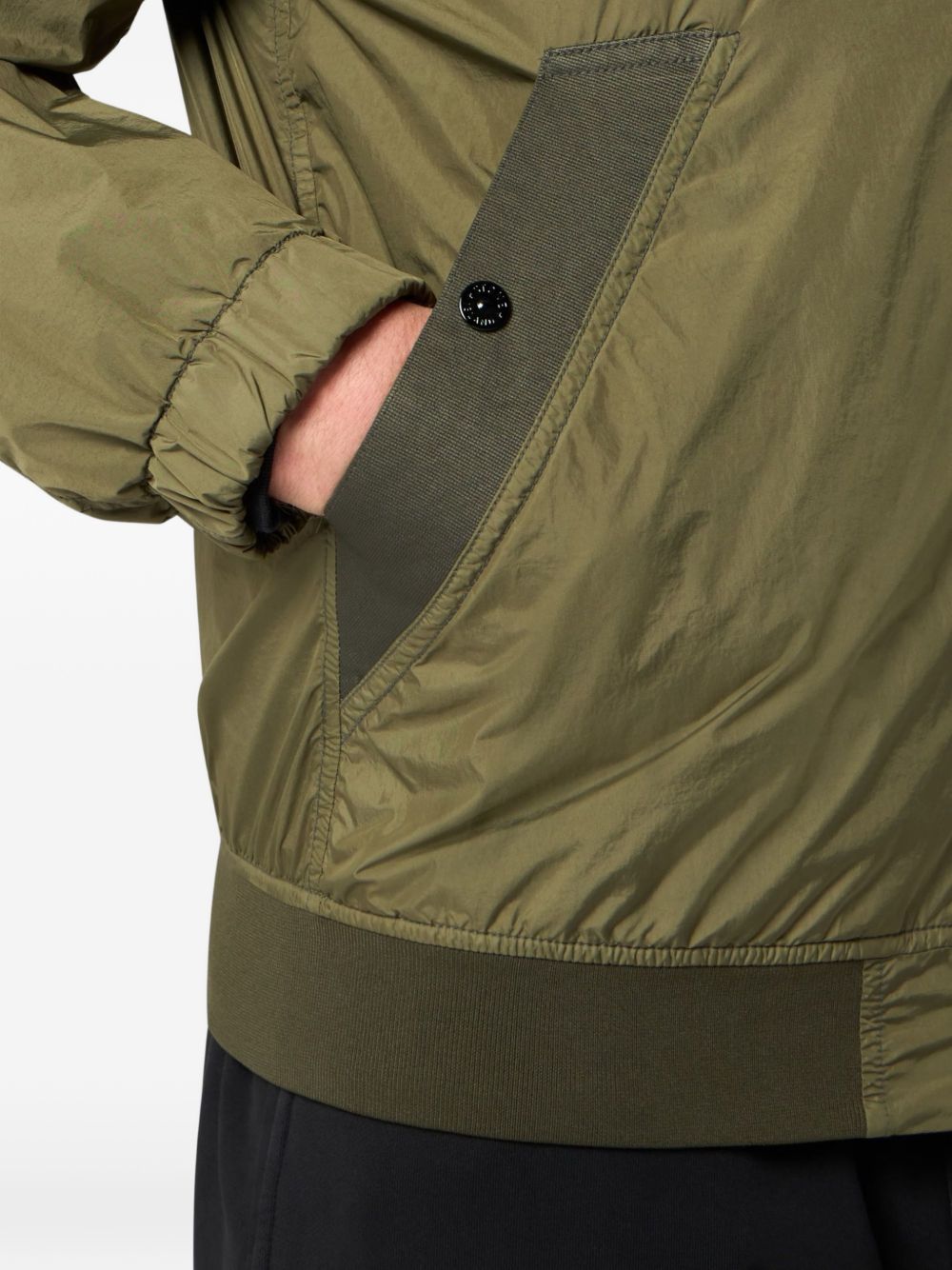 STONE ISLAND Giacca verde militare