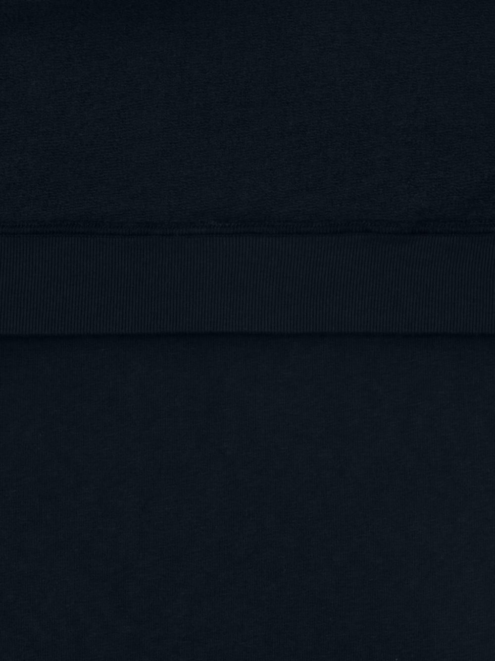 STONE ISLAND Felpa in cotone blu girocollo con patch logo