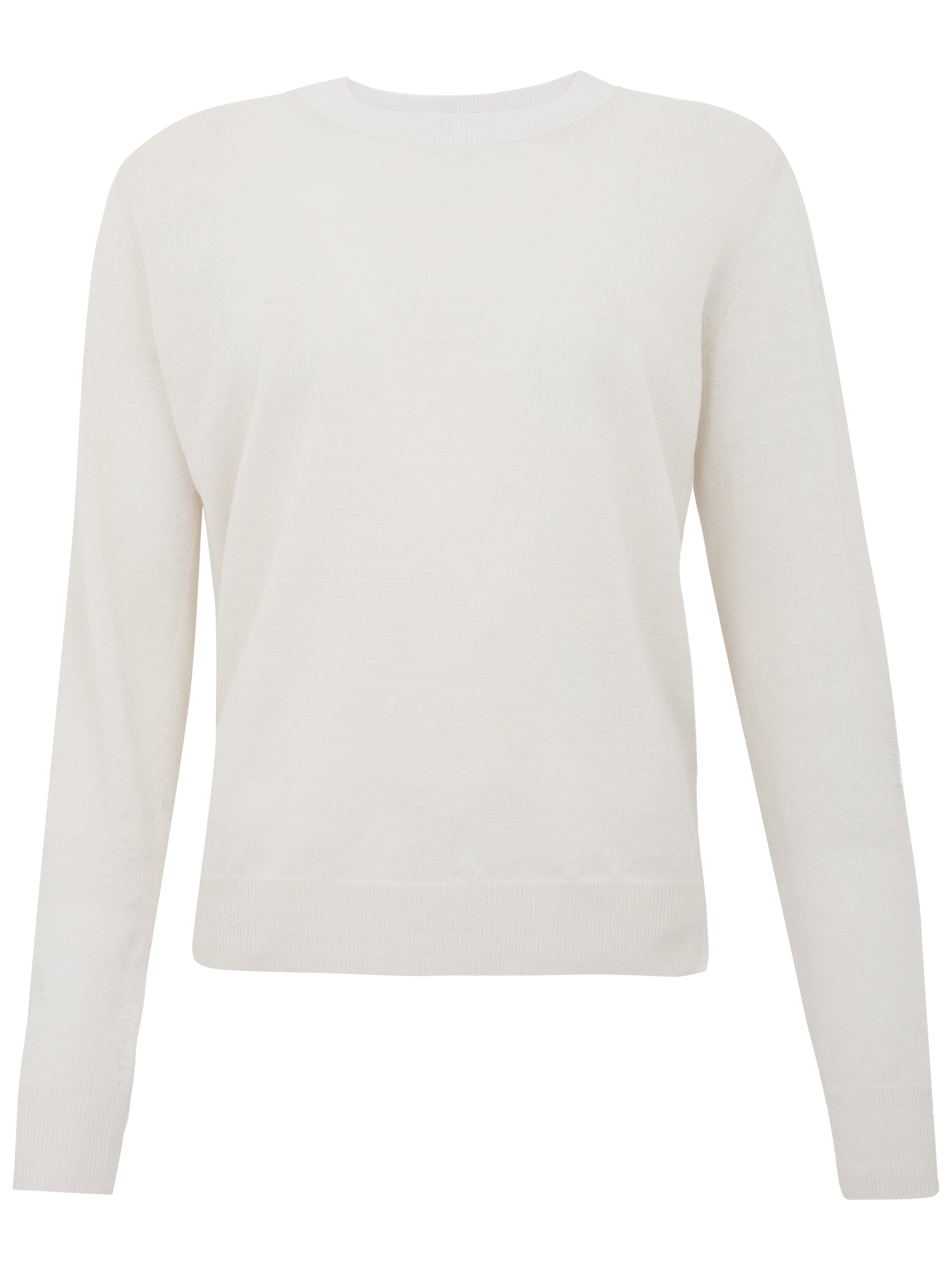S MAX MARA Maglia girocollo Fervore bianco sporco