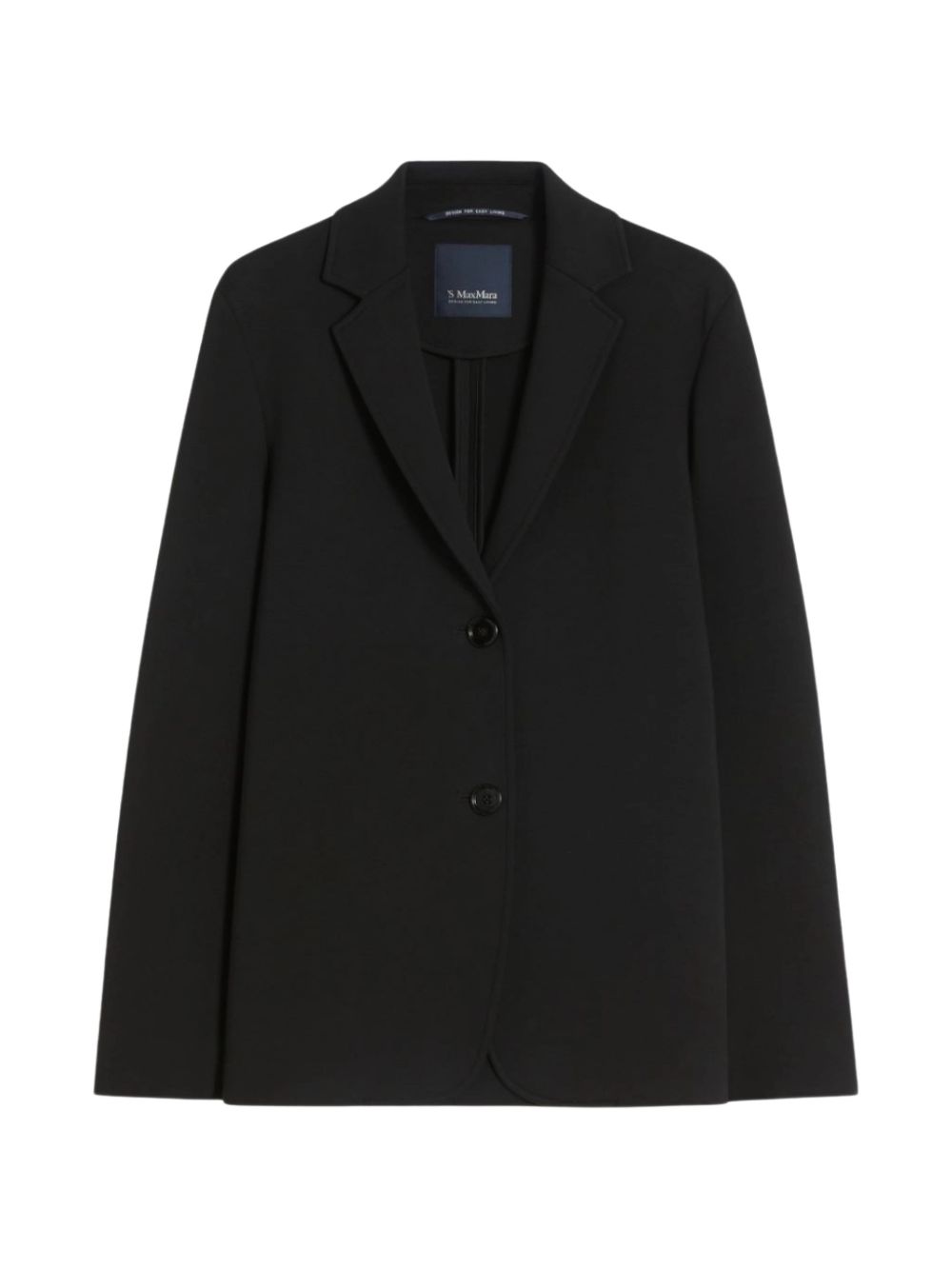 S MAX MARA Giacca monopetto in jersey scuba