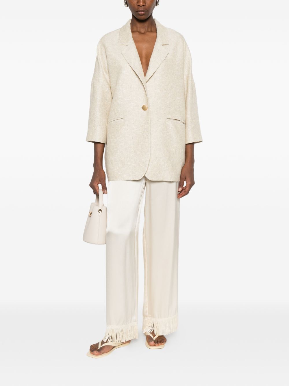 TAGLIATORE Blazer Bruna beige chiaro con tasche