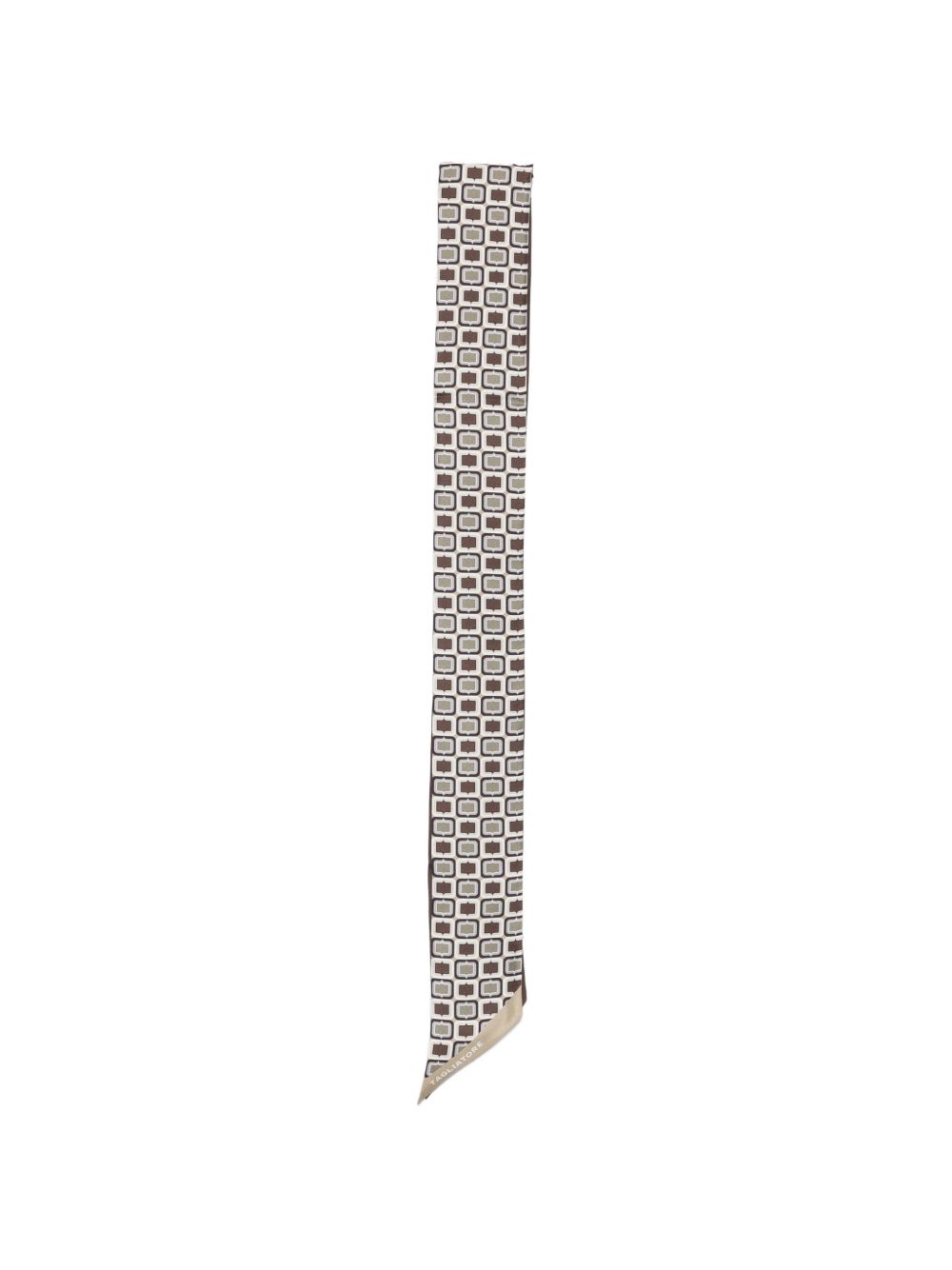 TAGLIATORE Sciarpa foulard con design grafico geometrico