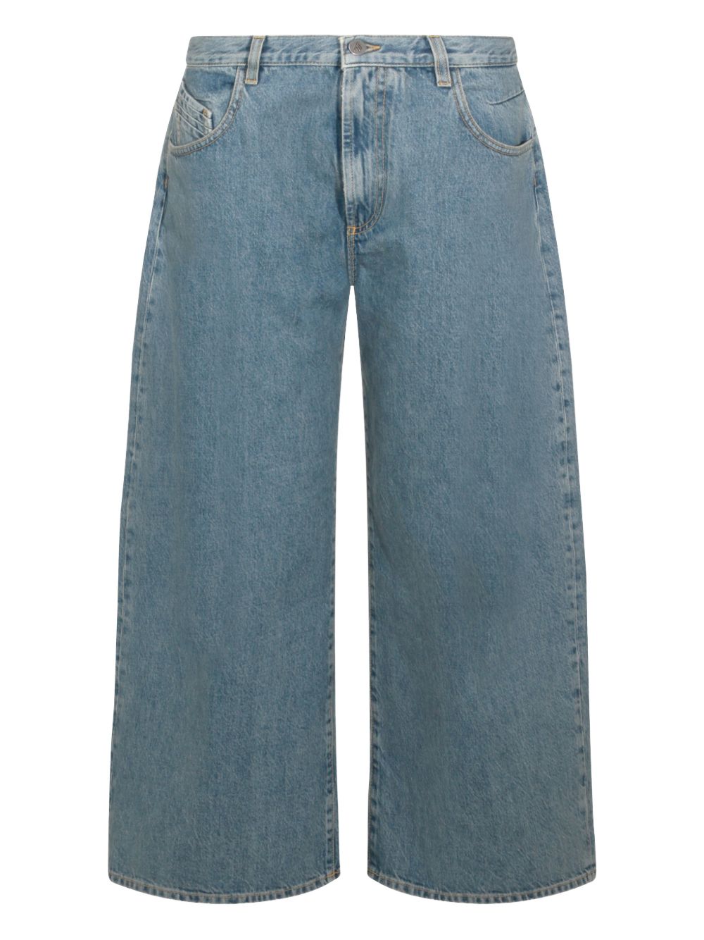 THE ATTICO Jeans in cotone azzurro