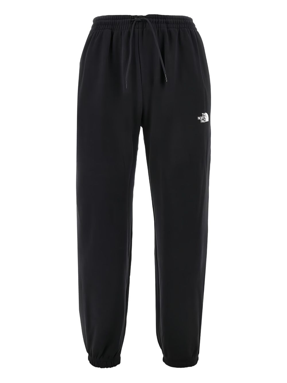 THE NORTH FACE Pantaloni sportivi in cotone nero con logo bianco