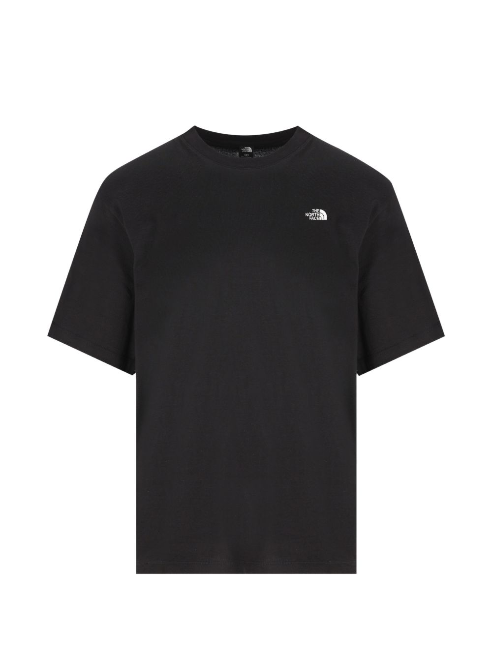 THE NORTH FACE T-shirt girocollo a maniche corte nera con logo bianco