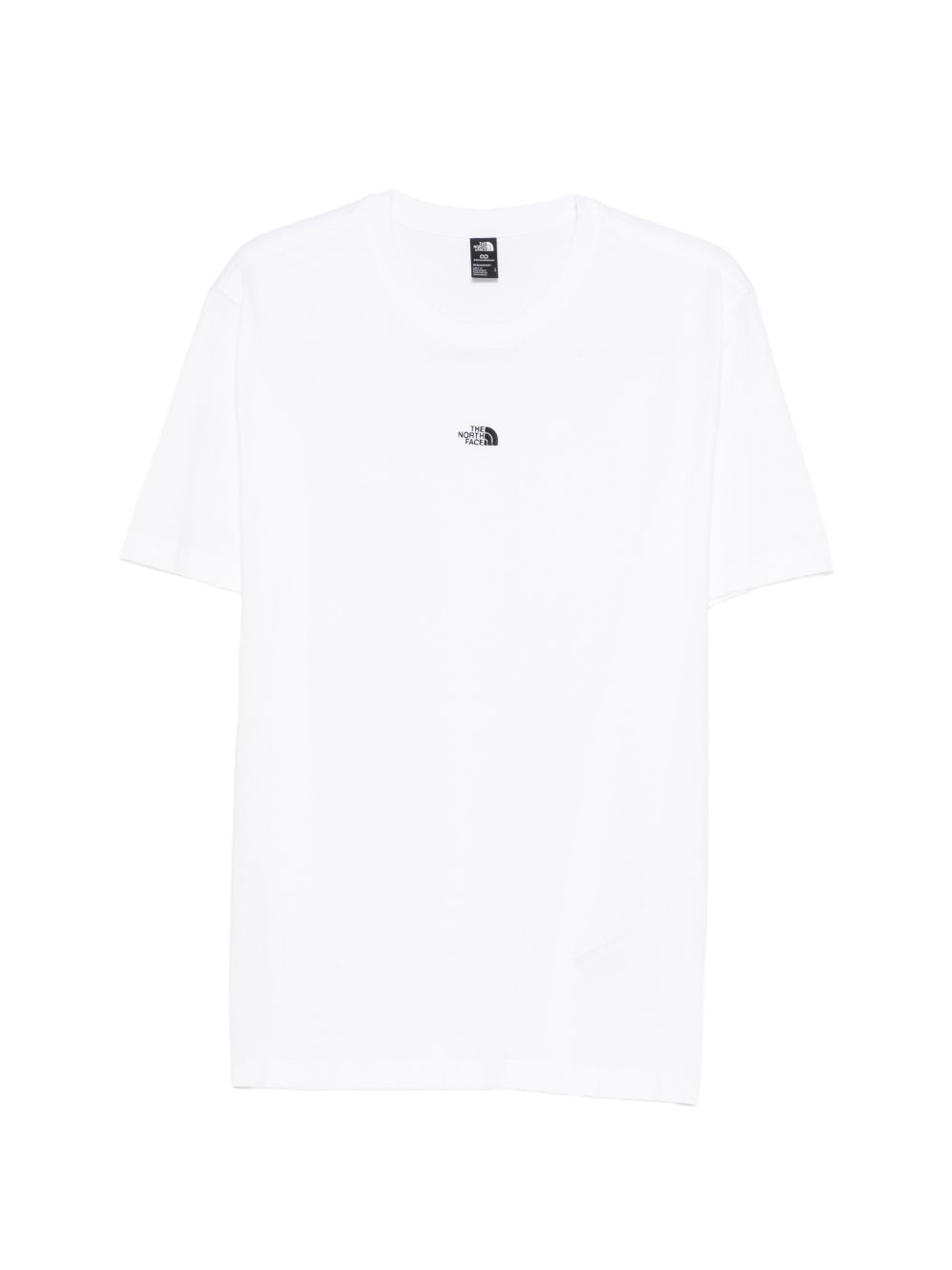 THE NORTH FACE T-shirt bianca con logo nero sul petto
