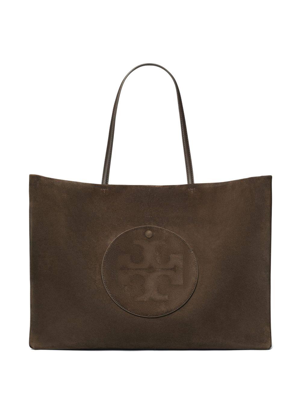 TORY BURCH Borsa tote 'Ella' in siede marrone