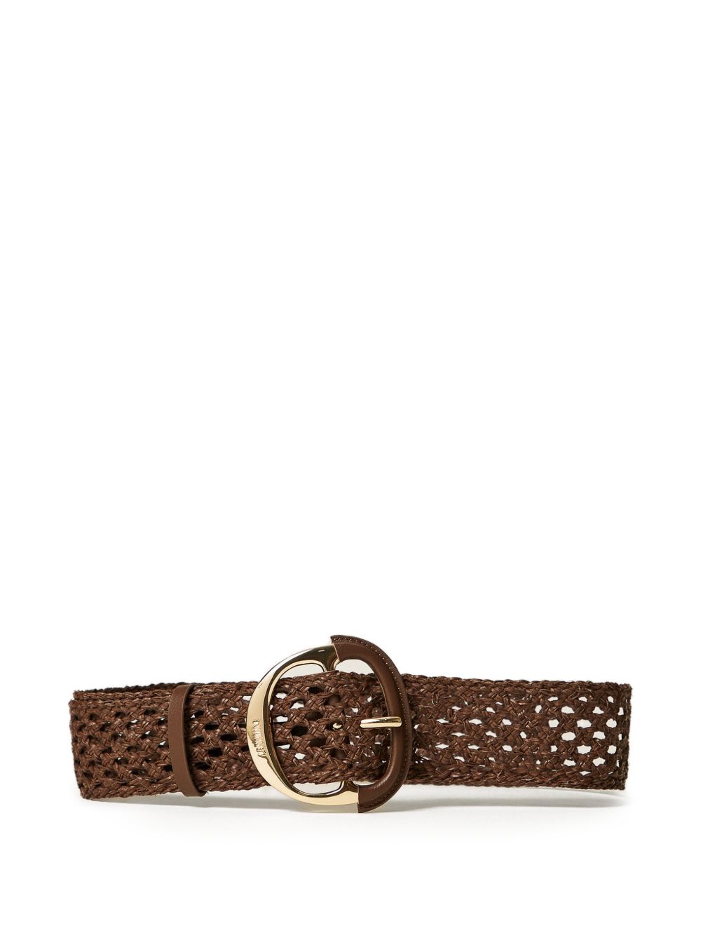 TWINSET Cintura intrecciata marrone
