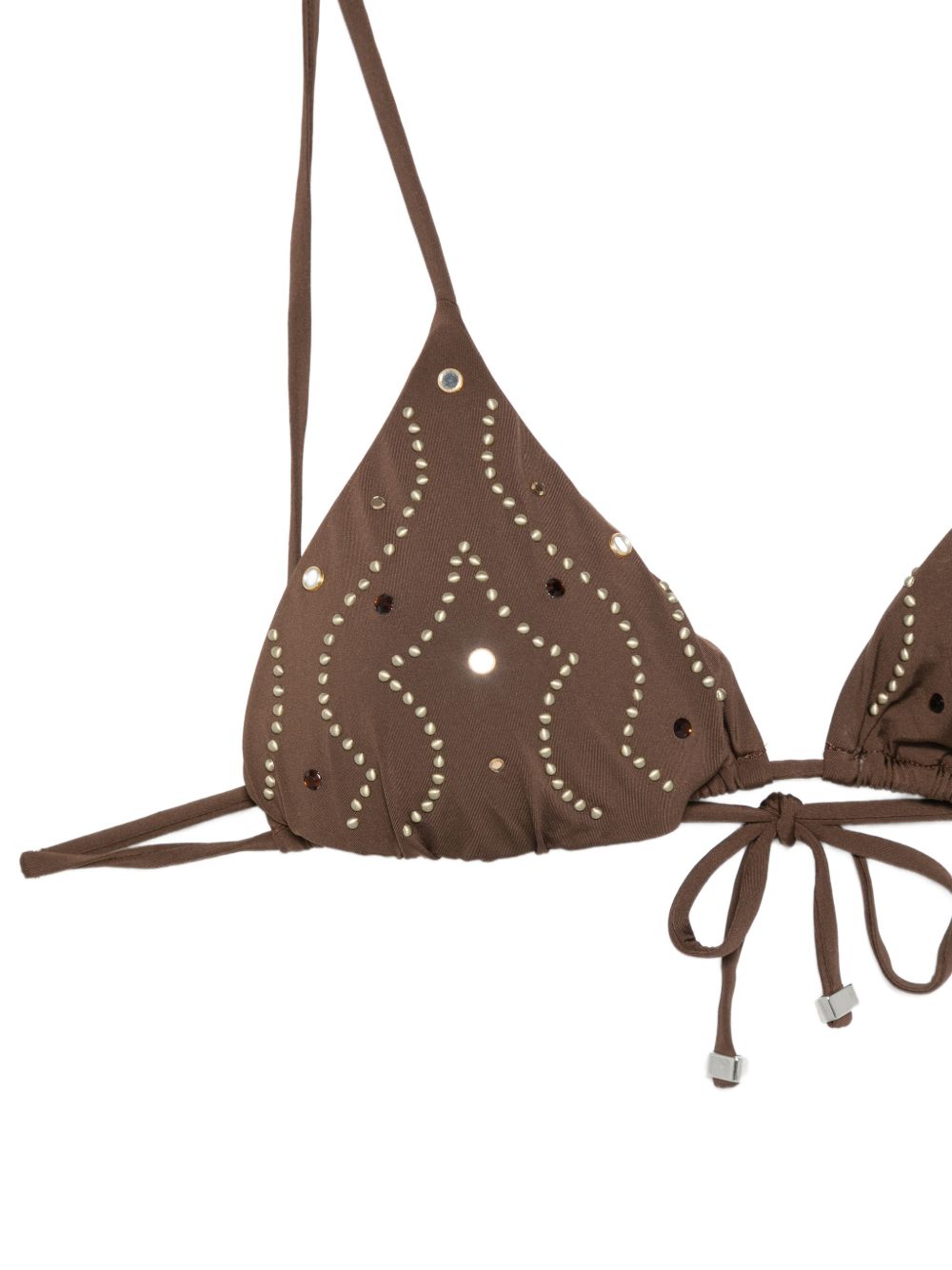 VENUJA Bikini con dettagli western marrone