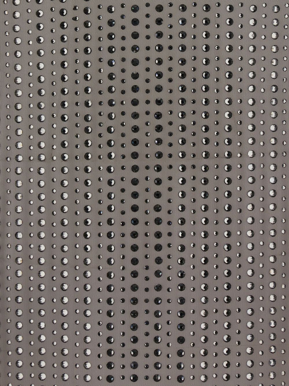 VENUJA Miniabito Malibu in tulle grigio con strass