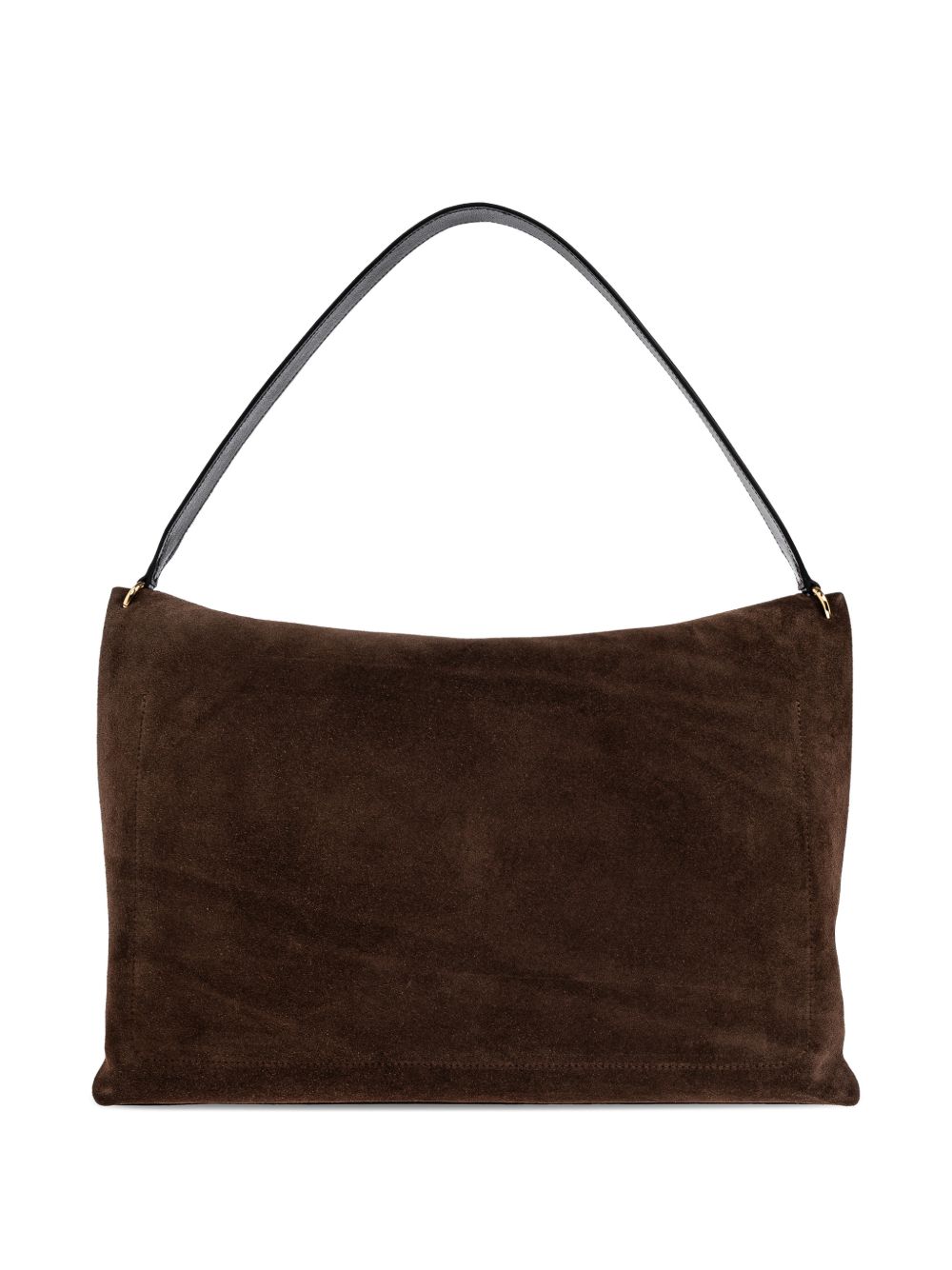 WANDLER Borsa a spalla Penelope in suede marrone