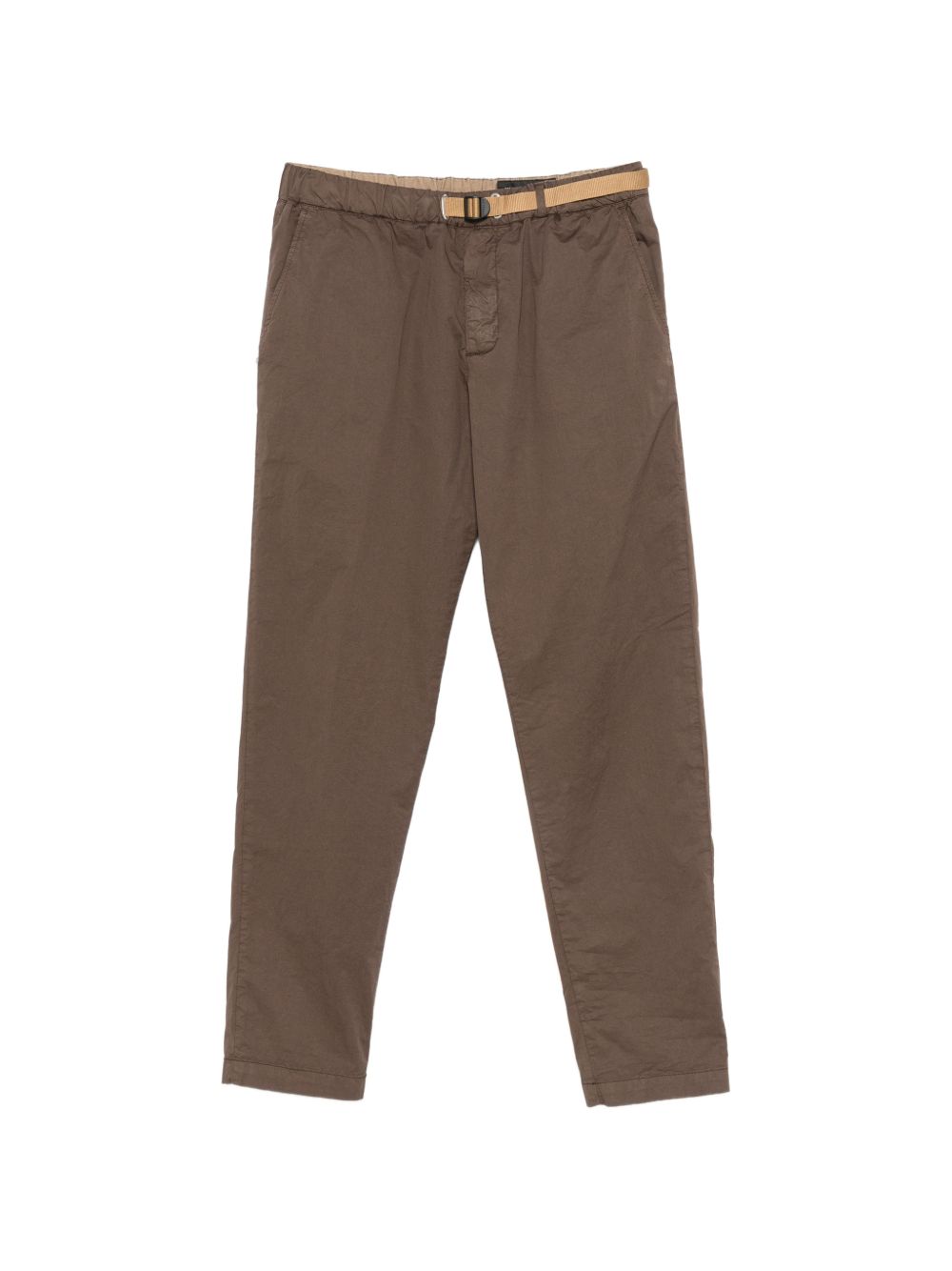 WHITE SAND Pantaloni marroni con cintura in vita
