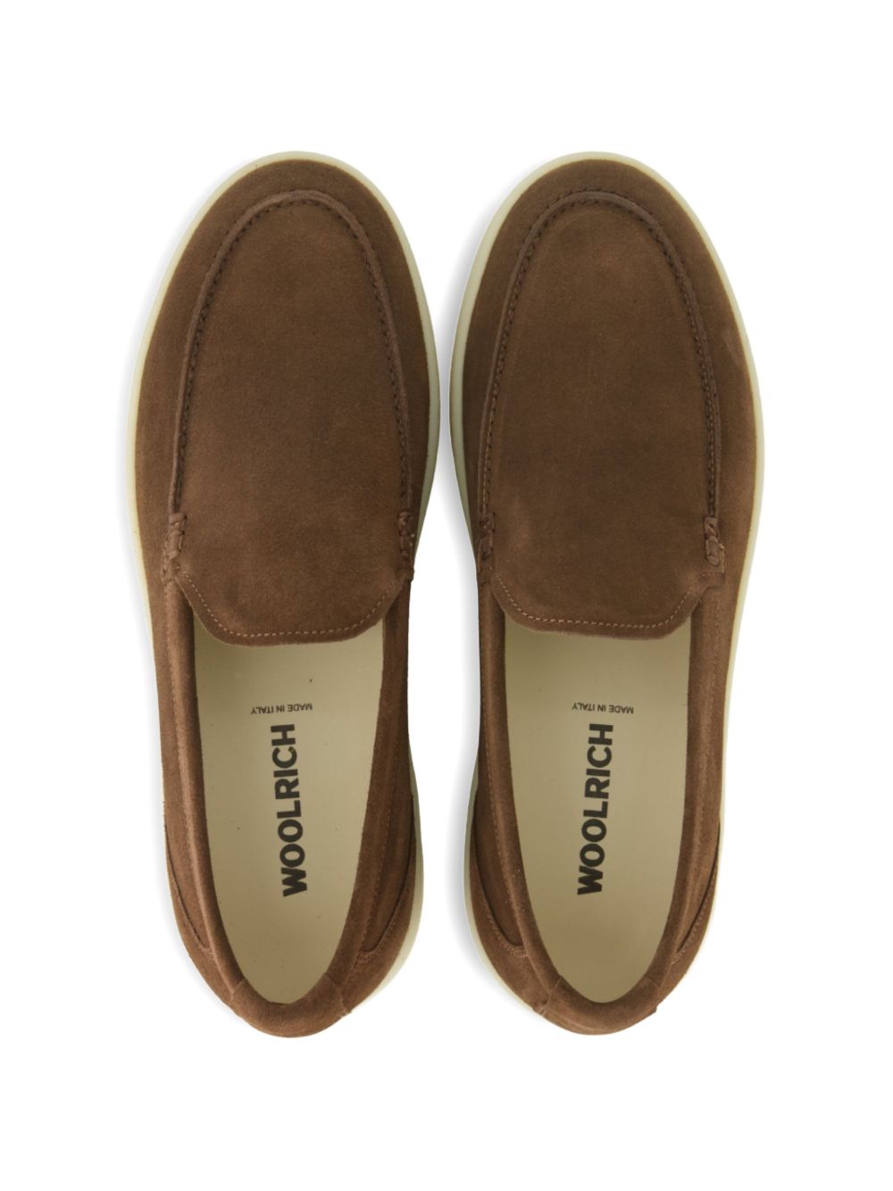 WOOLRICH Mocassini Double U.T marroni