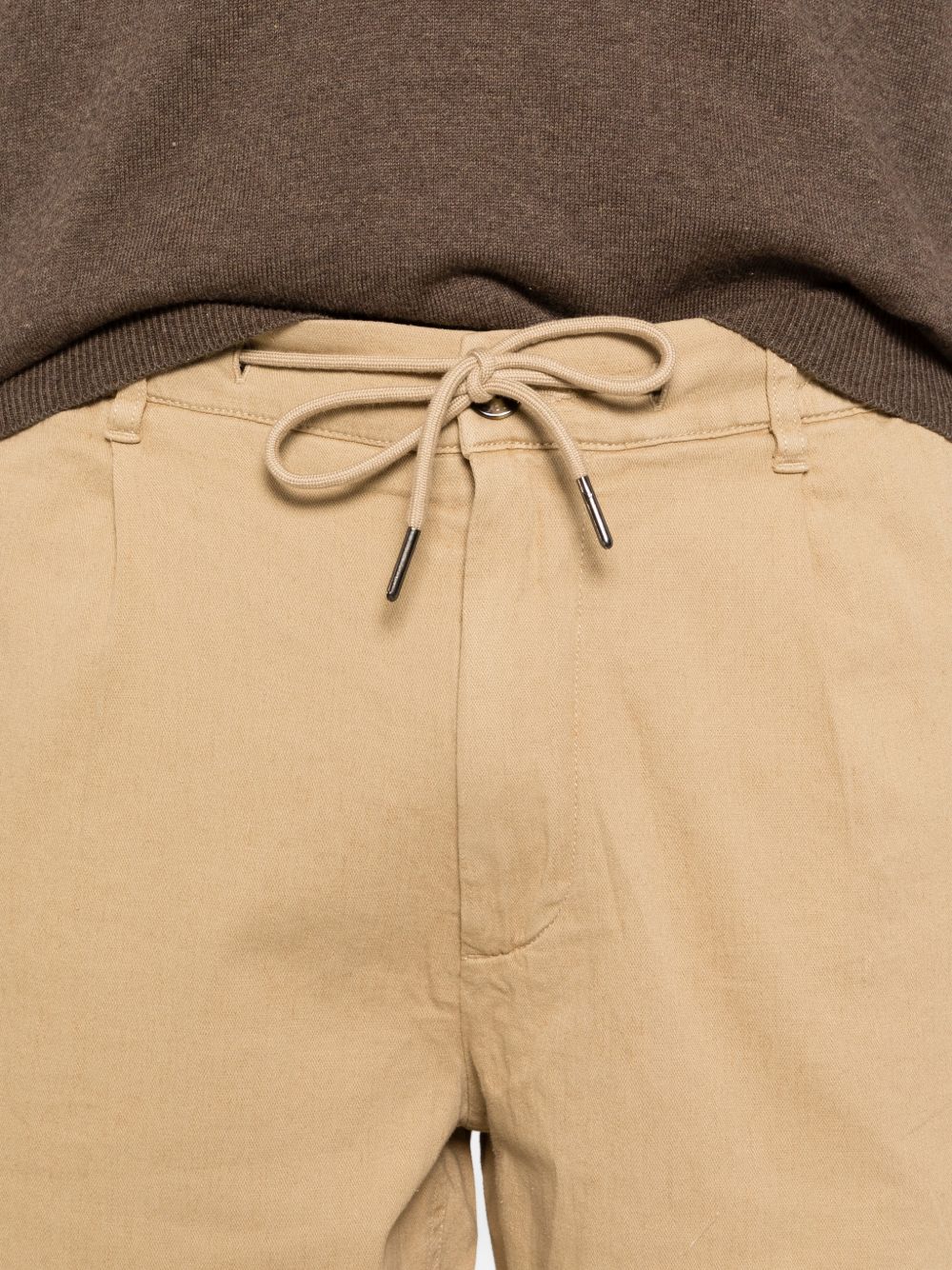 WOOLRICH Shorts in lino misto cotone color cammello