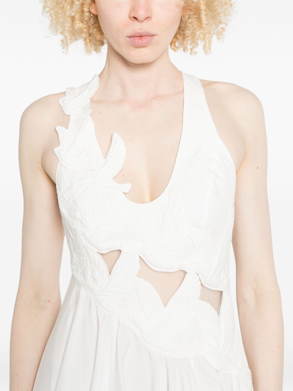 ZIMMERMANN Abito bianco con dettagli cut-out