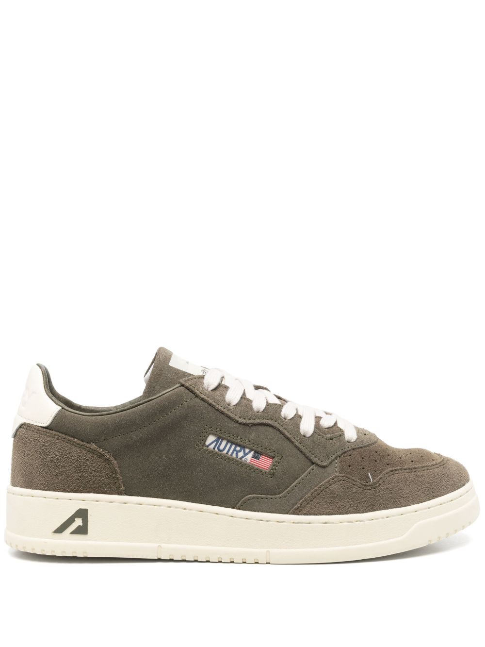 AUTRY Sneakers 'Medalist' in pelle scamosciata verde scuro