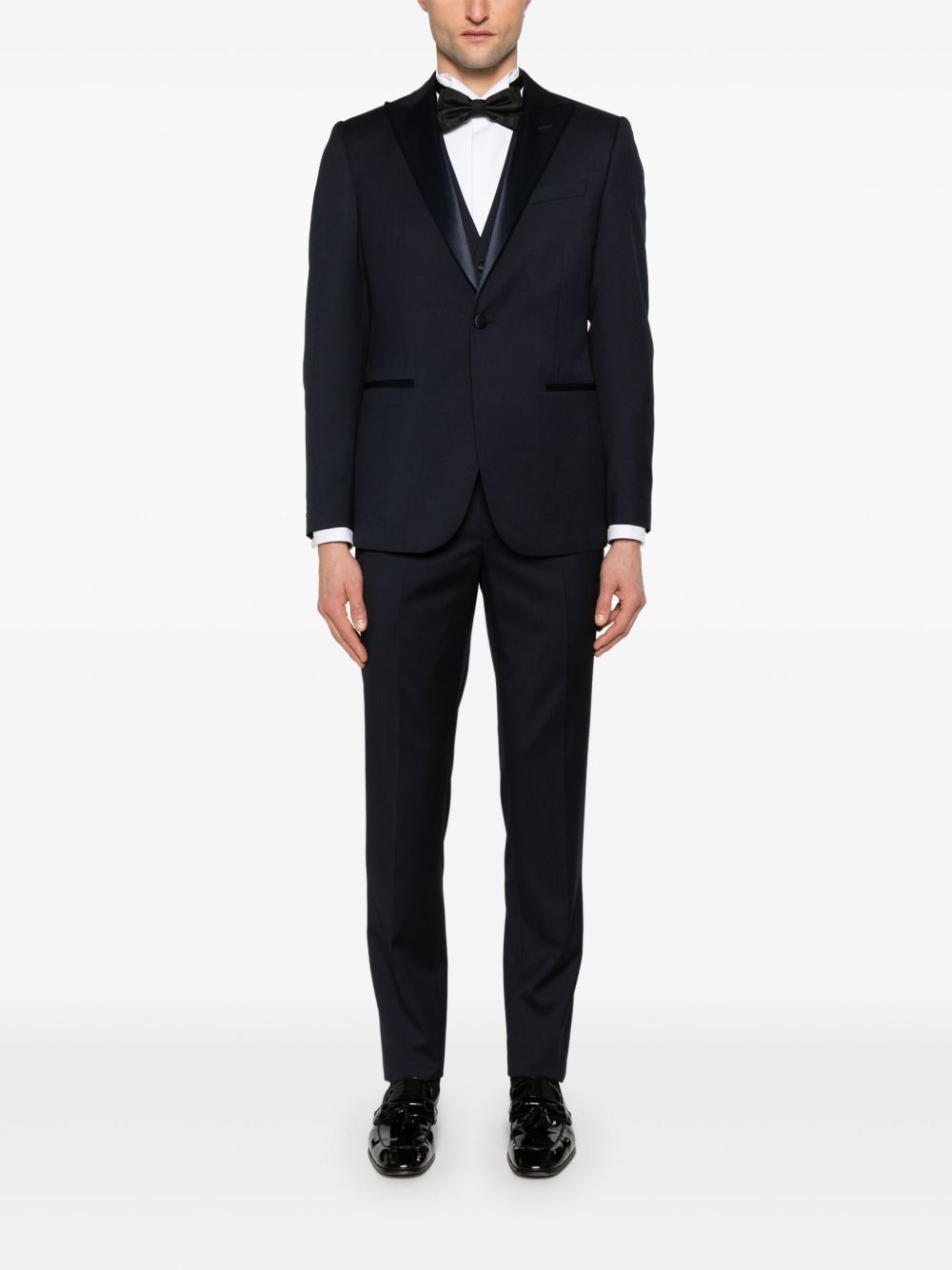 CORNELIANI Completo in lana blu notte