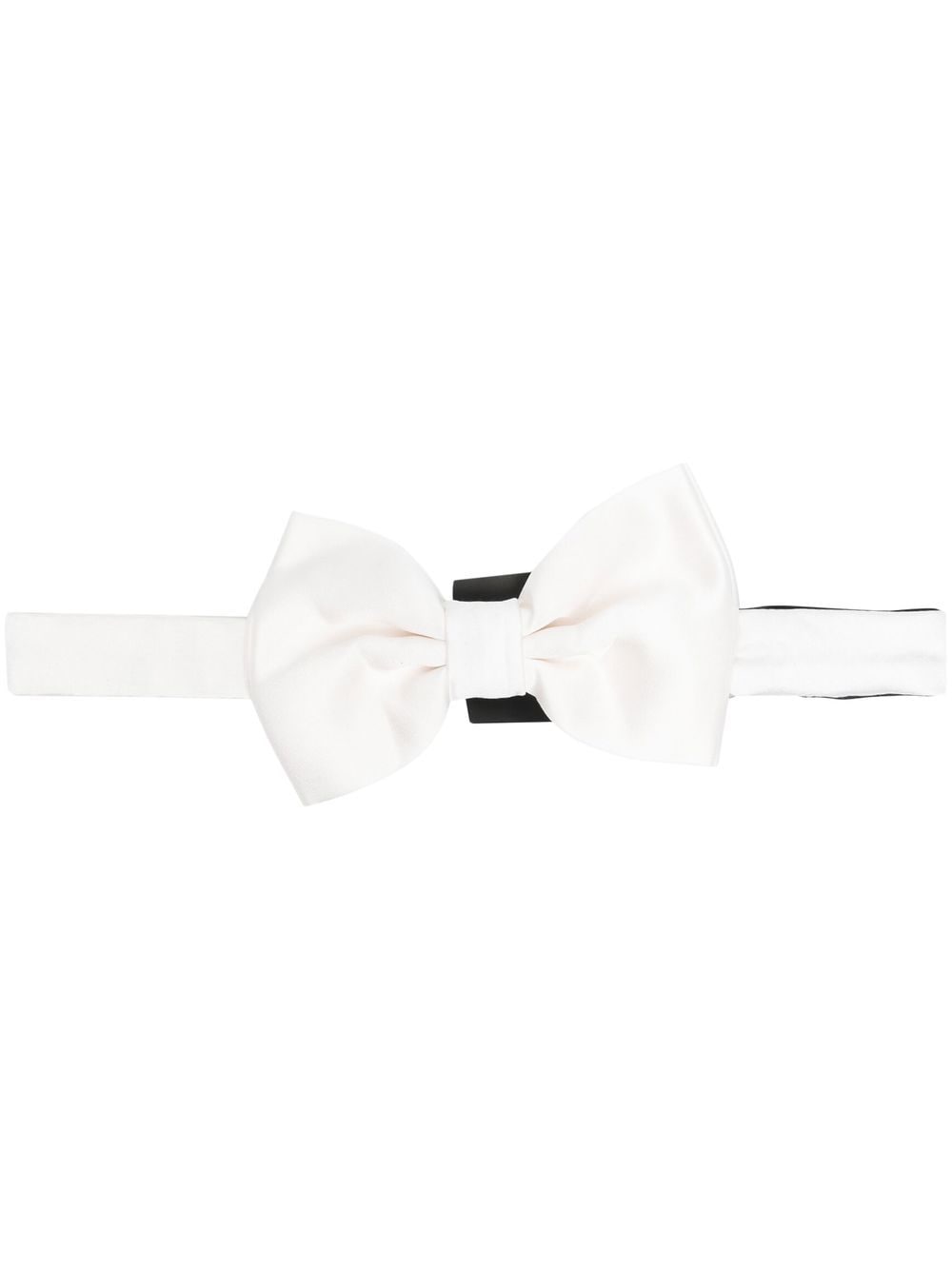 CORNELIANI Papillon in seta bianco