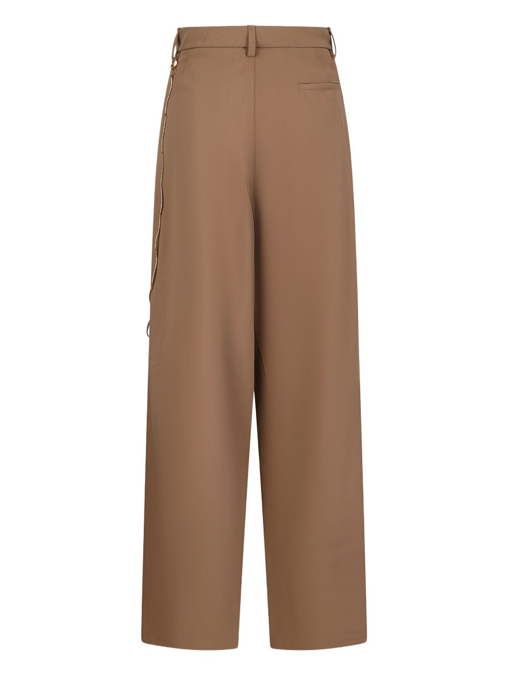 DARKPARK Pantaloni beige con dettaglio laterale