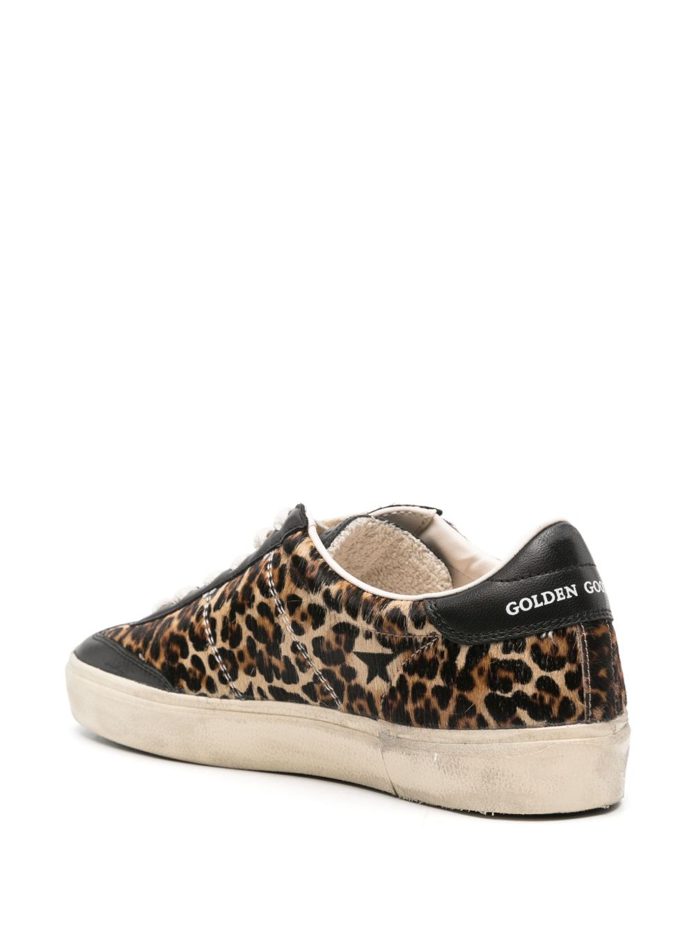 GOLDEN GOOSE Sneakers 'Soul-Star Horsy' con stampa leopardata