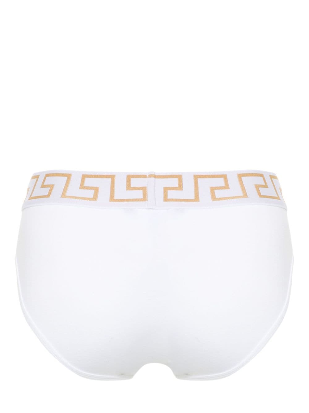 VERSACE Boxer in cotone stretch con motivo greca