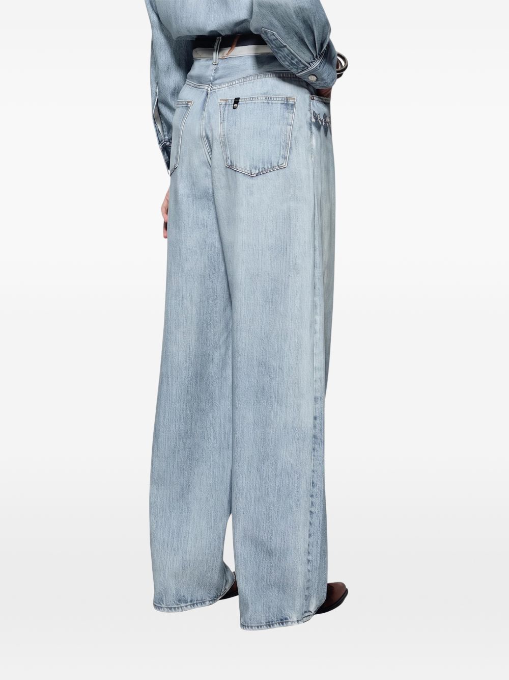 LIUJO Jeans Relaxed Fit Blu a Vita Alta