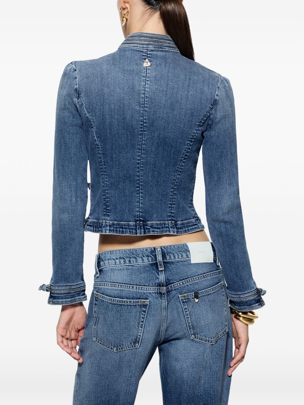 LIUJO Capsule Gigi Hadid Giacca in denim con alamari