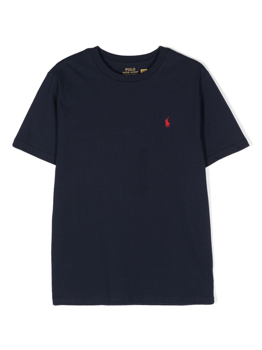 POLO RALPH LAUREN T-shirt a maniche corte blu navy con logo