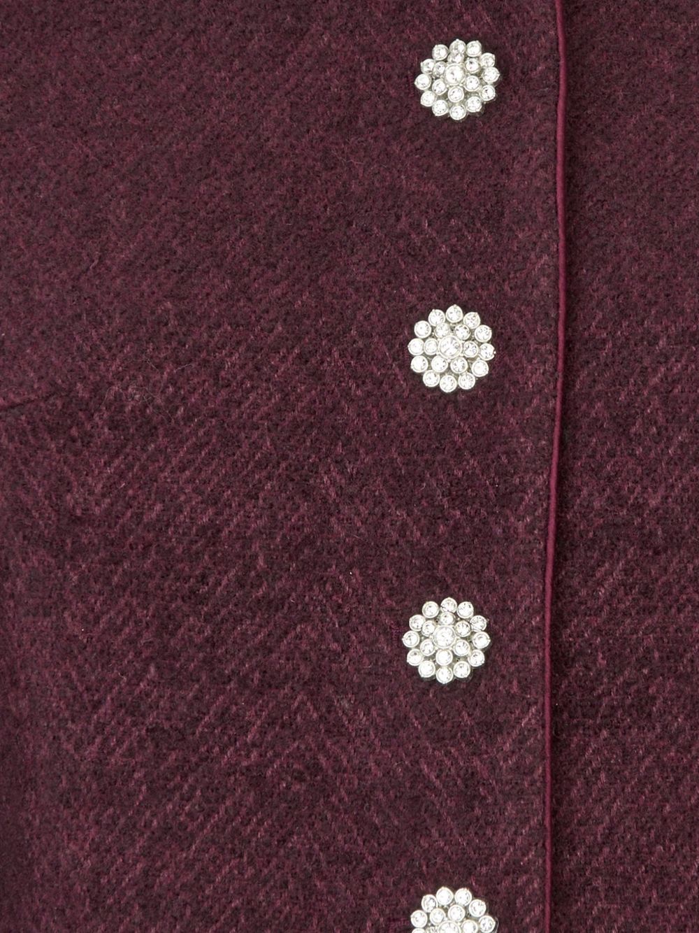 ROTATE Giacca con maniche a palloncino e bottoni con strass