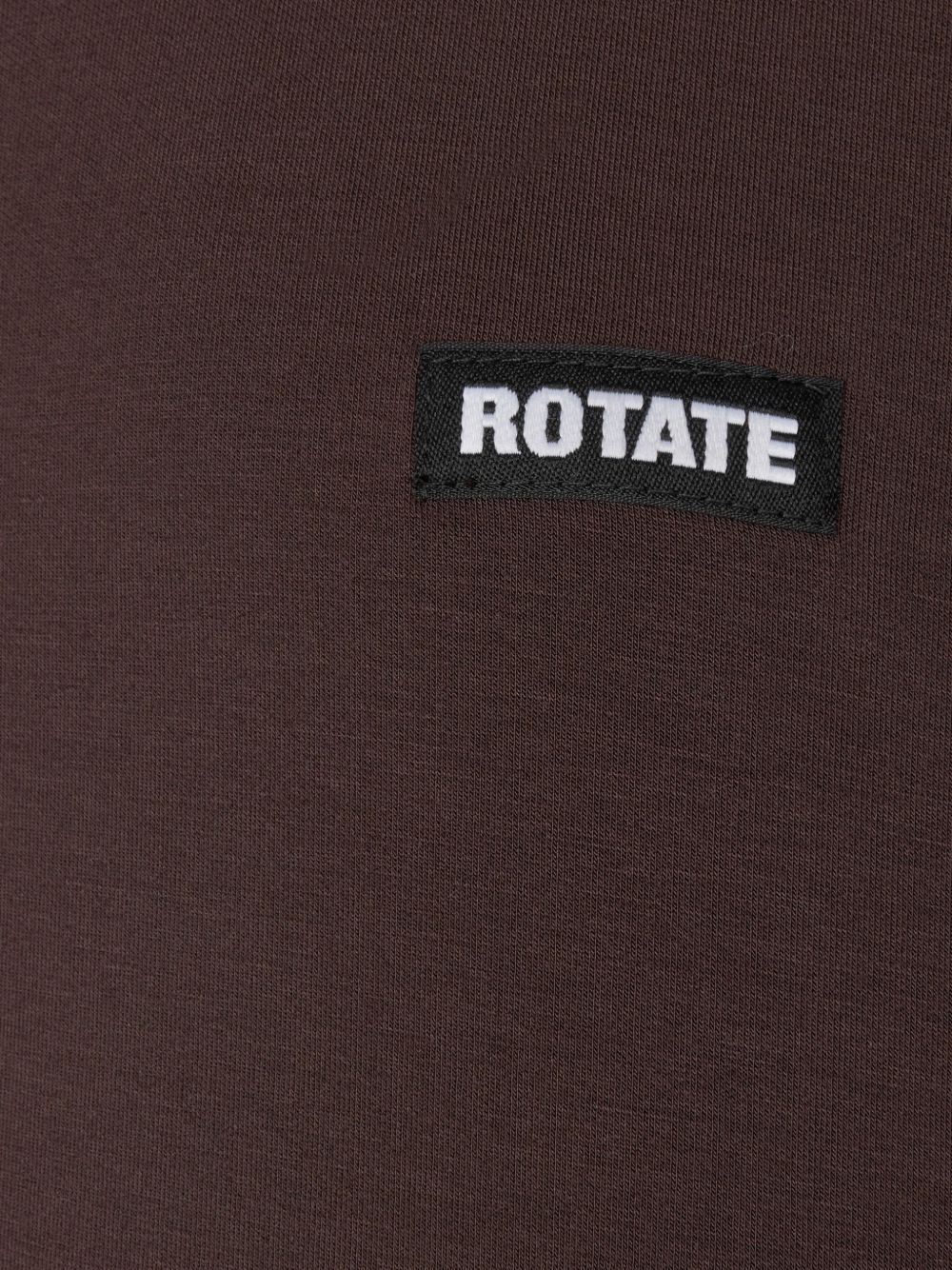 ROTATE Giacca sportiva in tessuto tecnico con zip bordeaux